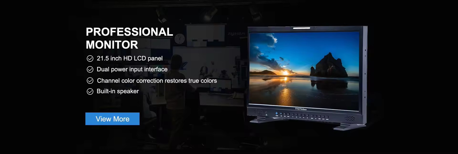 Teleprompter de hospedeiro incorporado