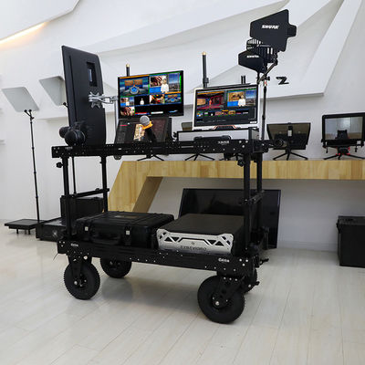 Equipamento Armazenamento Filme Shooting Studio Room Carrinho com Dimensões de Desdobramento 120*60*92cm