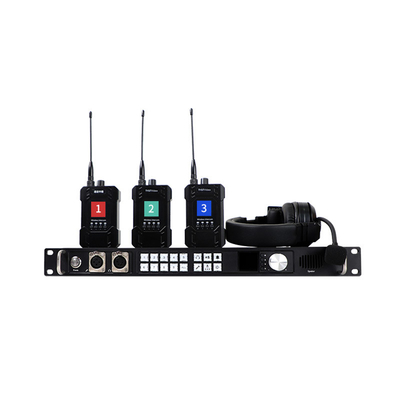 Intercomunicação de rádio de 8 canais Sistema de chamadas sem fio com Tally Light e longo alcance