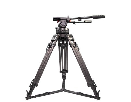 V600 Teleprompter de câmera profissional Saco de transporte de tripé de fibra de carbono para filmagem de vídeo