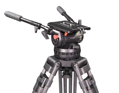 V600 Teleprompter de câmera profissional Saco de transporte de tripé de fibra de carbono para filmagem de vídeo