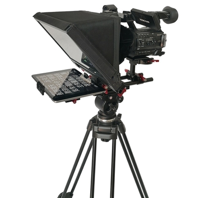 Teleprompter de tablet portátil de 7-13 polegadas para gravação de vídeo DSLR e transmissão ao vivo
