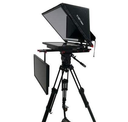TY-24G2 Pro 24&quot; Dual Screen Studio Teleprompter A ferramenta definitiva para a transmissão de notícias