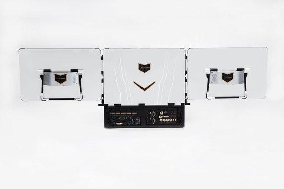 3 telas transmissão ao vivo de transmissão All-in-One Machine por TYST com 17,3&quot; Monitor