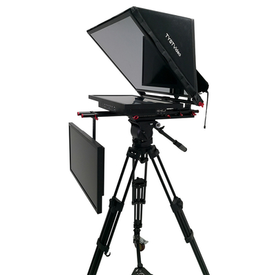 Teleprompter com monitor de 24 polegadas Compatibilidade perfeita