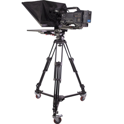 Teleprompter de estúdio de 22 polegadas para entrevistas de transmissão