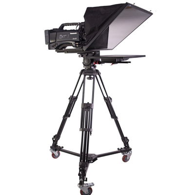 Kit de Teleprompter de 2 mm para estúdio de transmissão de 24 polegadas e distância de 10 a 30 pés