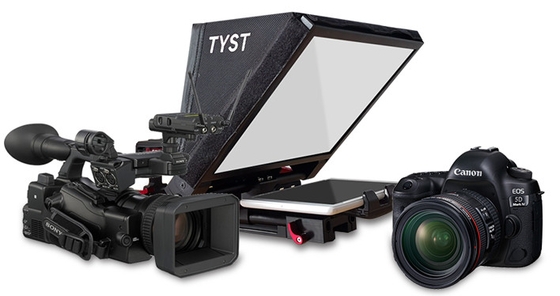 TY330 -Outlet 7-11 &quot;Teleprompter de câmera DSLR para entrevistas internas e externas