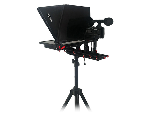 21 polegadas Monitores de Prompter Incorporados com Remote Wireless e Vidro Temperado