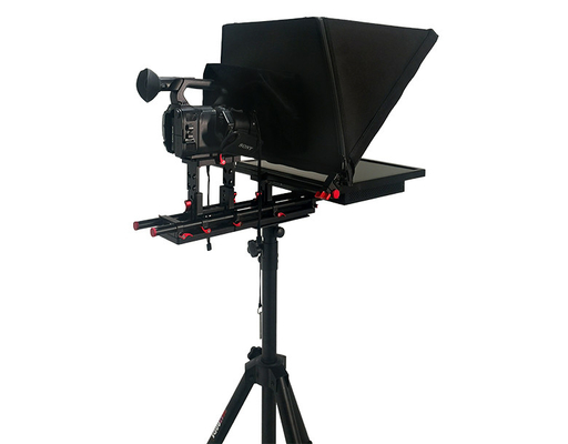 21 polegadas Monitores de Prompter Incorporados com Remote Wireless e Vidro Temperado