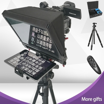 7-13 polegadas de suporte de tablet TYSTVideo Teleprompter Kit com tela de revestimento de destaque