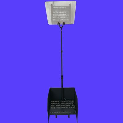 Altura de vidro ajustável de 17 polegadas Teleprompter para videoconferências de TV e eventos ao vivo