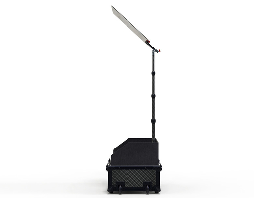 Teleprompter de vidro ajustável de altura de 22 polegadas para videoconferências de TV e eventos ao vivo
