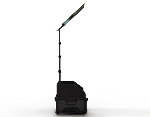 Teleprompter de vidro ajustável de altura de 22 polegadas para videoconferências de TV e eventos ao vivo