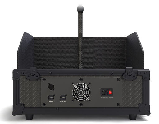 Teleprompter de vidro ajustável de altura de 22 polegadas para videoconferências de TV e eventos ao vivo