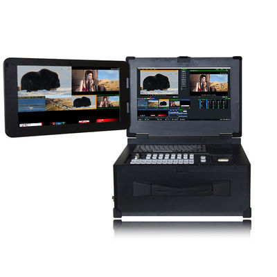 Versão 8K Pro Transmissão ao vivo portátil All-in-One Machine 2T ROM 12 canais Switcher incorporado