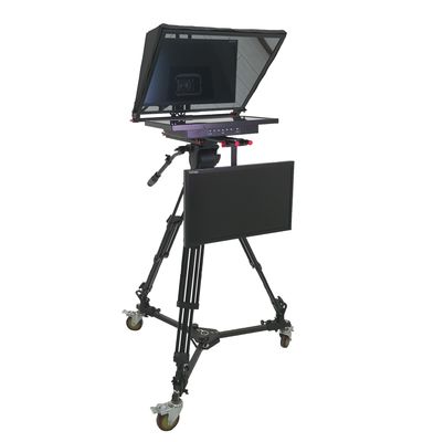 Auto-Check Dual Screen 24 "Autocue Teleprompter para estúdio de transmissão OEM/ODM suportado