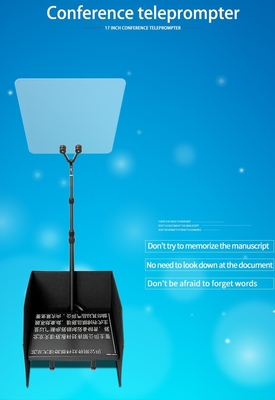 Teleprompter de conferências de 17 polegadas com transmissão de luz 97%