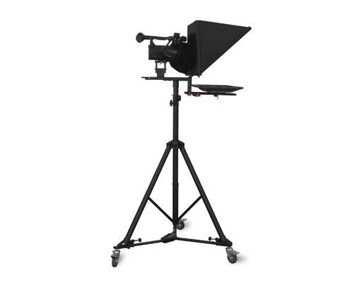 TS240 Teleprompter de transmissão de TV de 24 polegadas Studios VIDEO com controlador sem fio