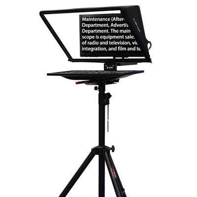 TS240 Teleprompter de transmissão de TV de 24 polegadas Studios VIDEO com controlador sem fio