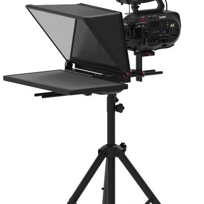 Teleprompter profissional de 24 polegadas para câmera DV 1920 * 1080P Resolução Remote sem fio