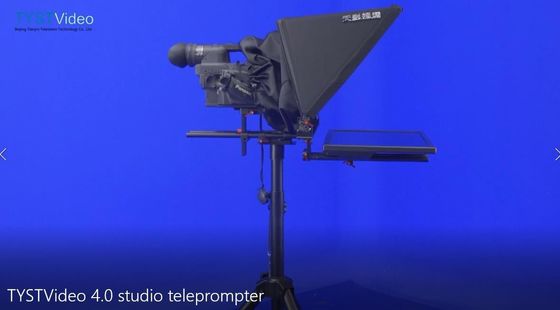 Teleprompter profissional de 24 polegadas para câmera DV 1920 * 1080P Resolução Remote sem fio