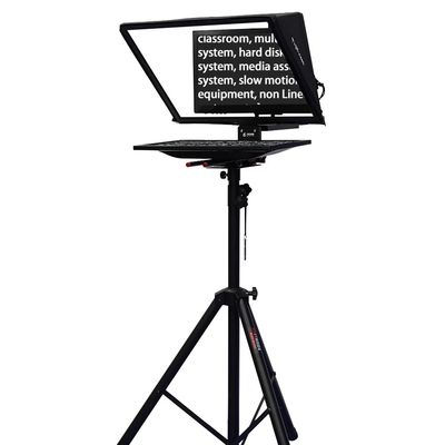 Teleprompter profissional de 24 polegadas para câmera DV 1920 * 1080P Resolução Remote sem fio