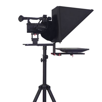 Teleprompter profissional de 24 polegadas para câmera DV 1920 * 1080P Resolução Remote sem fio