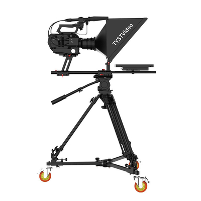 Teleprompter de monitor grande com alta resolução e vídeo TYST com linguagem suportada