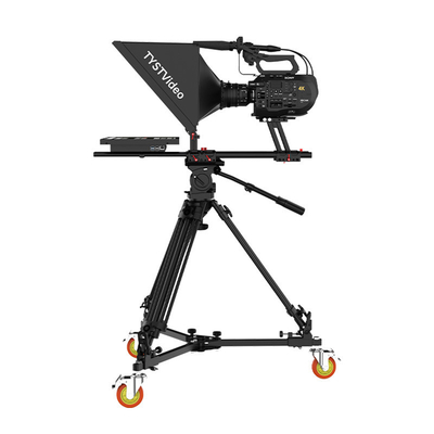 Teleprompter de monitor grande com alta resolução e vídeo TYST com linguagem suportada