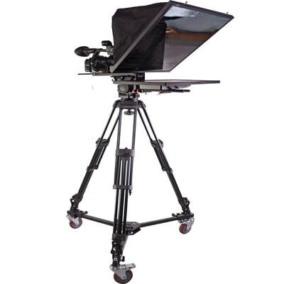 Teleprompter de Estúdio de Transmissão de Fala de 22 polegadas com Tripódio Caster por TYSTVideo