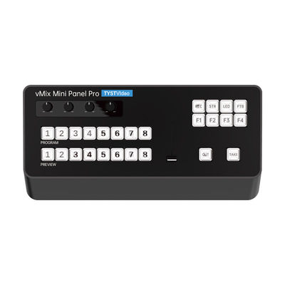 Painel de controle de gravação e transmissão de vídeo TYSTV Vmix Mini Directing Switch Keyboard