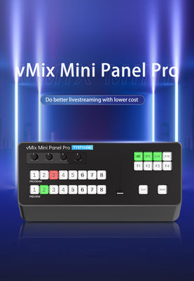 Painel de controle de gravação e transmissão de vídeo TYSTV Vmix Mini Directing Switch Keyboard