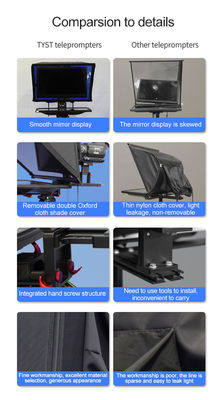 Máquina de transmissão ao vivo de televisão portátil TYSTVideo Professional para gravação interna ou externa