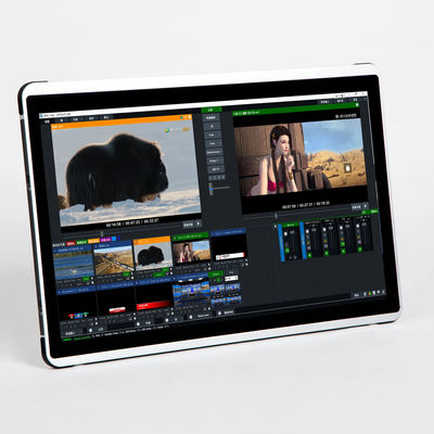 Transmissão de vídeo sem esforço com tela LCD Facebook Stream tudo em uma máquina