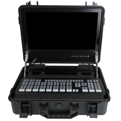 Caixa de transporte profissional preta para Switcher ATEM portátil e protetor Blackmagic