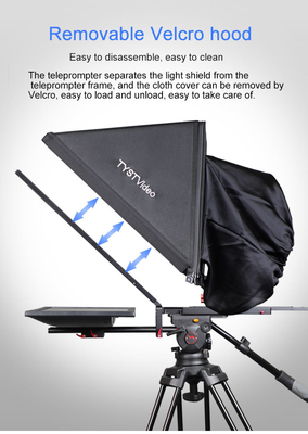 22 polegadas TYSTVideo Profissional Televisão Portátil Transmissão ao Vivo Prompter Teleprompter Studio Video Shooting