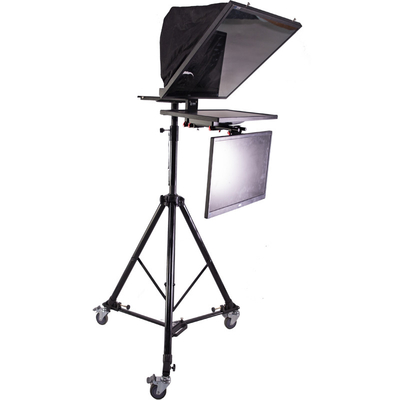 TS2200 Teleprompter de estúdio de tela dupla para aplicação esportiva em direto
