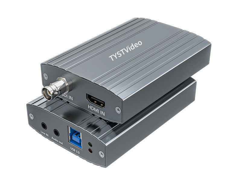 TYSTVideo HDMl SDI para USB Portátil Wlndows HD Video Capture Box DDR3 1GB DDR3