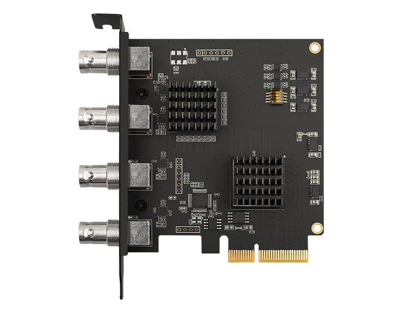 A aquisição de áudio e vídeo em sala ao vivo tornou-se fácil com o TY-4SDI HD Capture Card 1080p