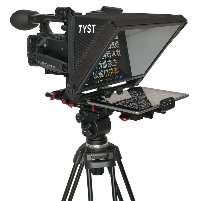 7-13.5 polegadas de controle remoto portátil sem fio Teleprompter vidro para tablet