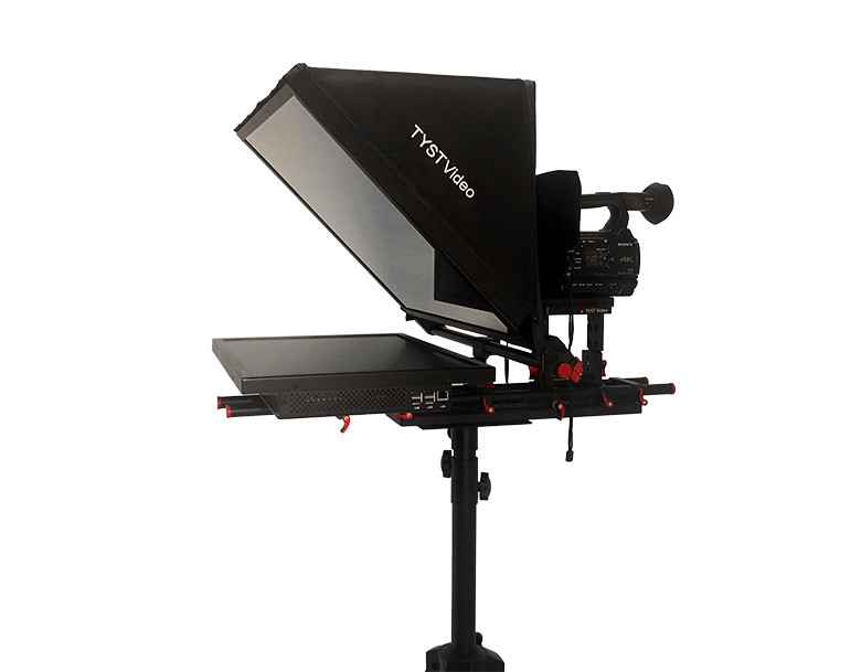 21 polegadas Monitores de Prompter Incorporados com Remote Wireless e Vidro Temperado