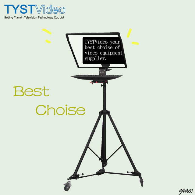 Teleprompter esportivo ao vivo de 19 e 20 polegadas com monitor de auto-teste TS-200 10-30 pés Tystvideo