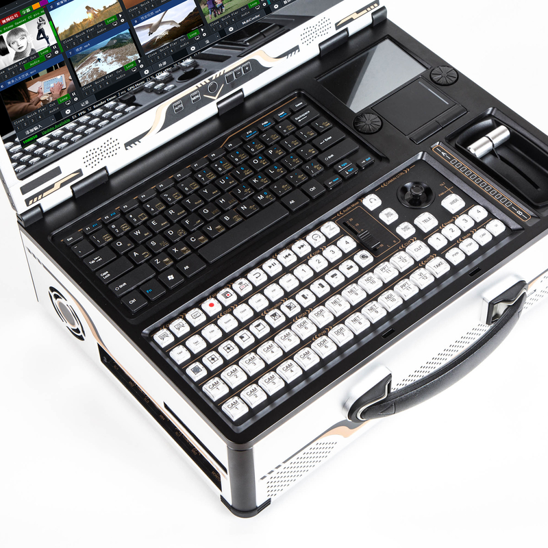 Tystvideovideo Guia All-In-One Machine Transmissão ao vivo 17,3 polegadas Mating Screen com Vmix Switcher