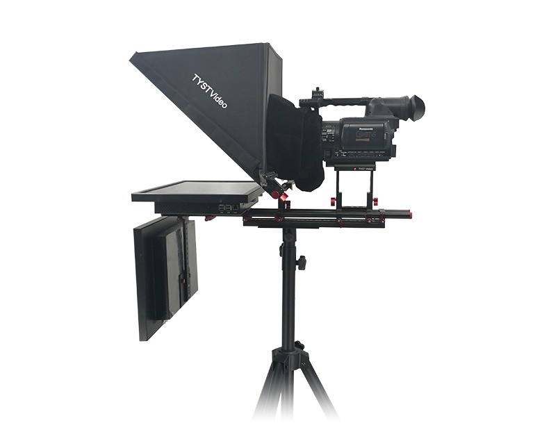 Teleprompter portátil de controle de tela de 21 polegadas para transmissão ao vivo
