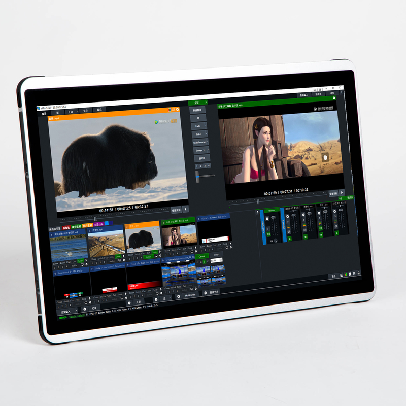 17.3 polegadas HD Transmissão ao vivo Máquina tudo em um para transmissão e gravação ao vivo