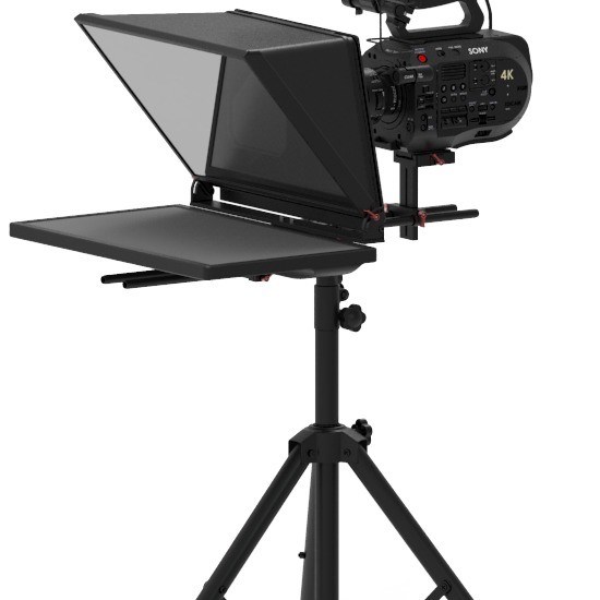 Teleprompter profissional de 24 polegadas para câmera DV 1920 * 1080P Resolução Remote sem fio