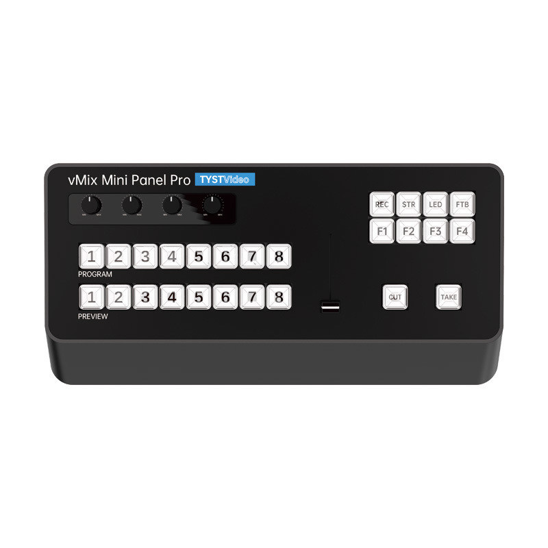 Painel de controle de gravação e transmissão de vídeo TYSTV Vmix Mini Directing Switch Keyboard