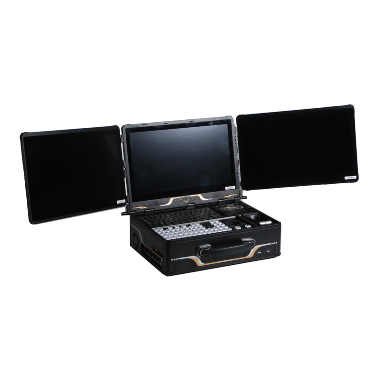 16G de RAM Profissional de Streaming ao Vivo Dispositivo AIO com Software vMix Tamanho do Ecrã 17,3 polegadas